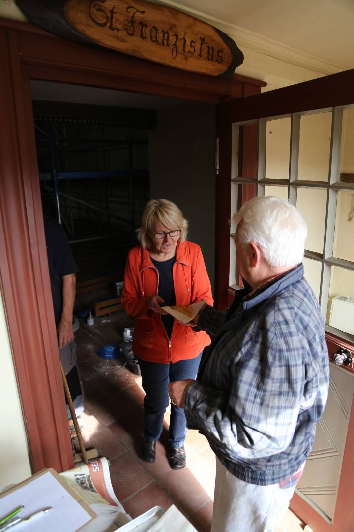 Tag 56: Information durch Restaurator