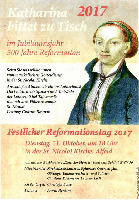 Reformationstag: Katharina Bittet zu Tisch