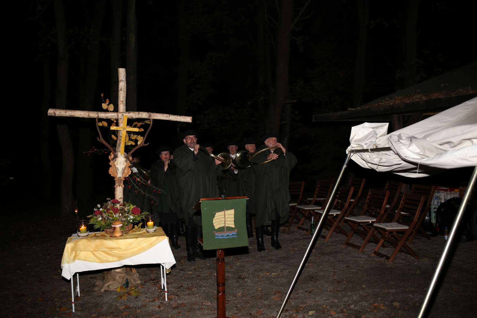 Hubertunsgottesdienst an der Köhlerhütte