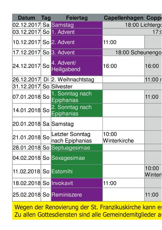 Gemeindebrief Dezember 2017 - Februar 2018