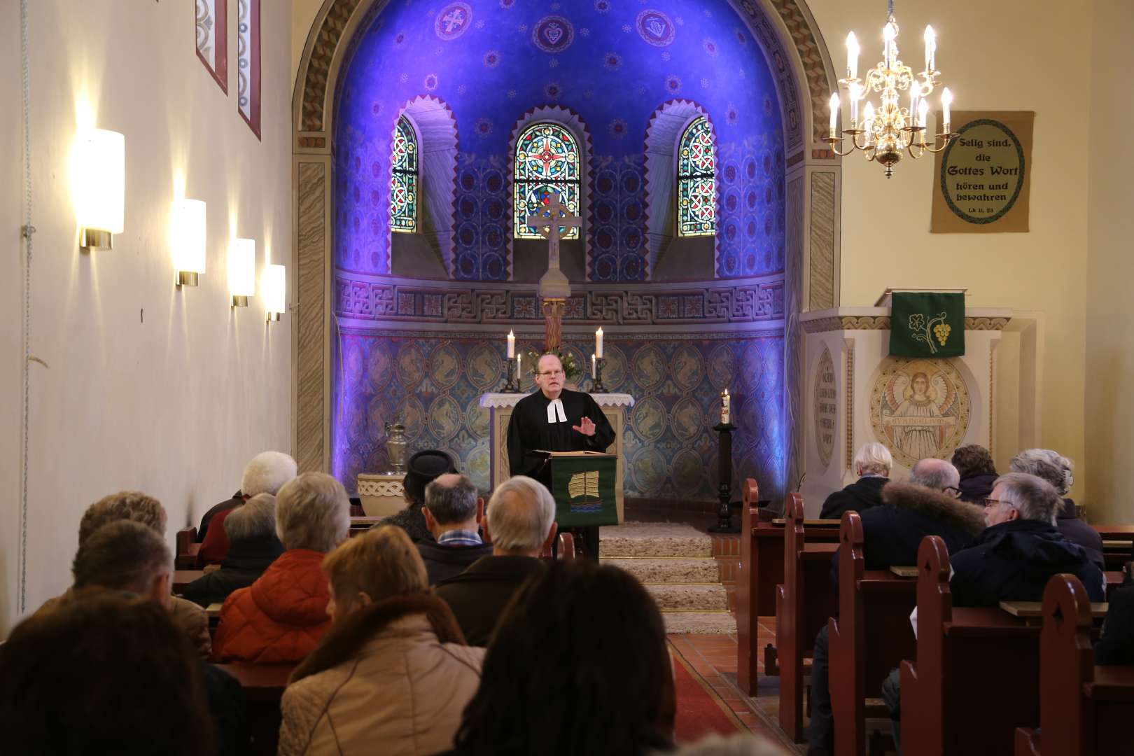 Abschluss der Winterkirche in Coppengrave