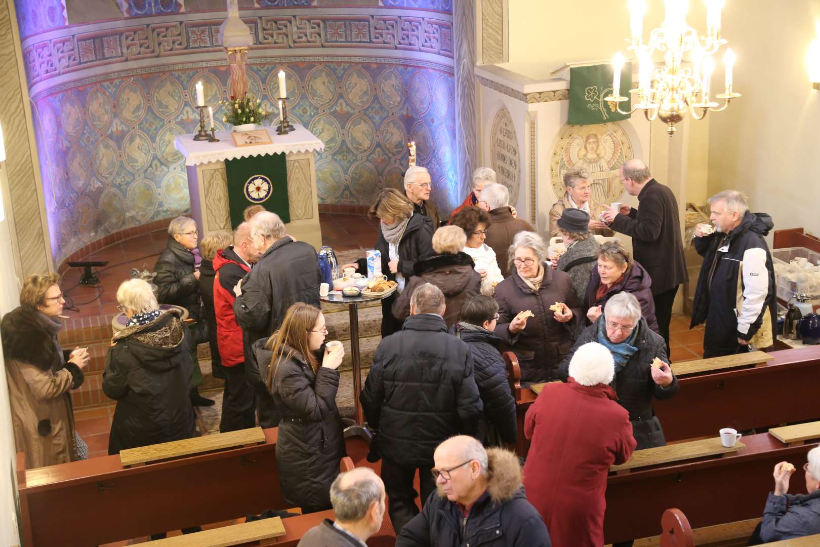 Abschluss der Winterkirche in Coppengrave