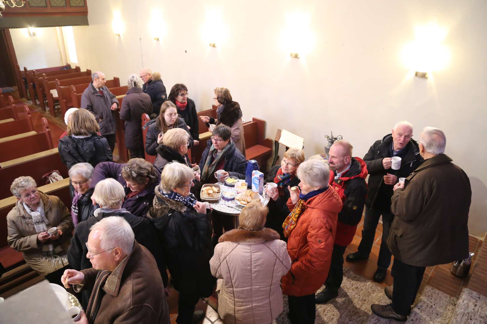 Abschluss der Winterkirche in Coppengrave