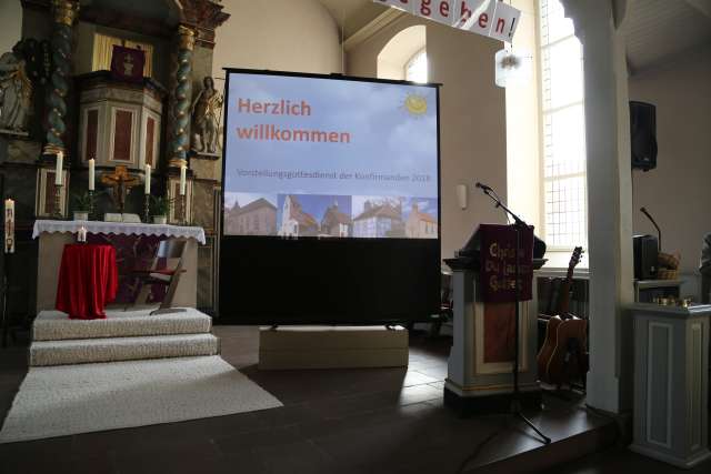 Vorstellungsgottesdienst der Konfirmanden