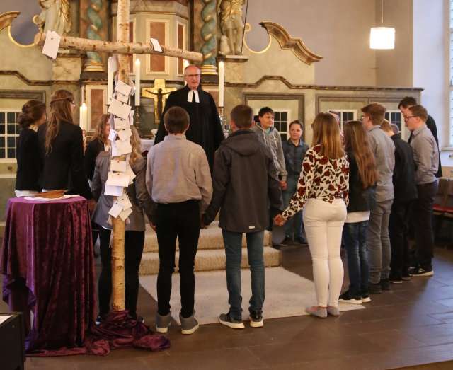 Beichtgottesdienst der Konfirmanden in der St. Katharinenkirche