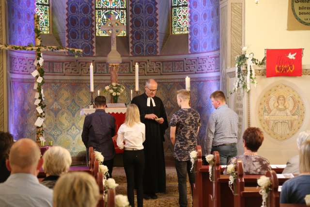 Beichtgottesdienst vor der Konfirmation in Coppengrave