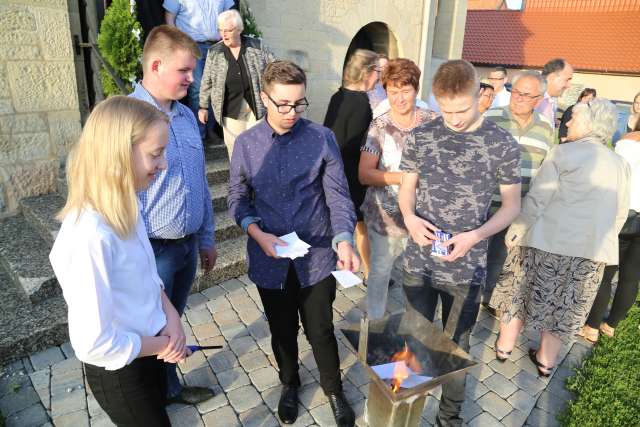 Beichtgottesdienst vor der Konfirmation in Coppengrave