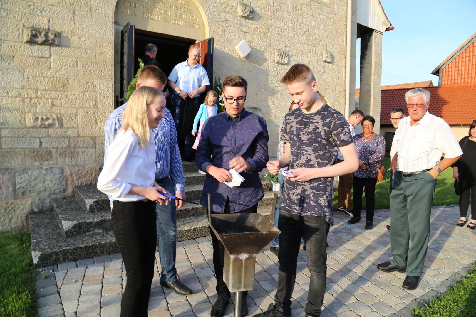 Beichtgottesdienst vor der Konfirmation in Coppengrave