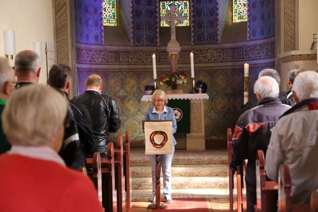 Motorradgottesdienst in der St. Franziskuskirche