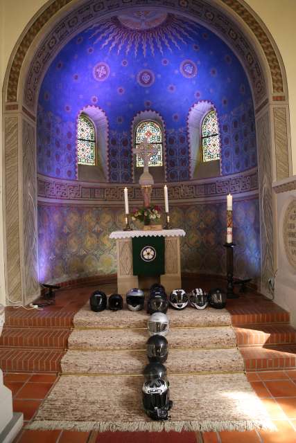 Motorradgottesdienst in der St. Franziskuskirche