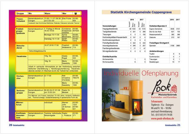 Gemeindebrief Juni 2018 - August 2018