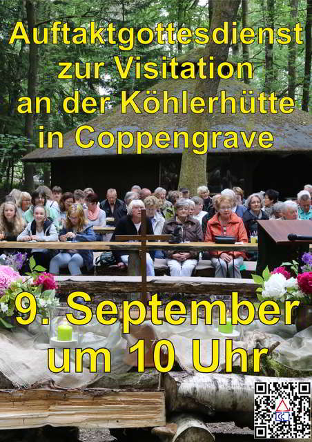 Einladung zum Auftaktgottesdienst zur Visitation an der Köhlerhütte