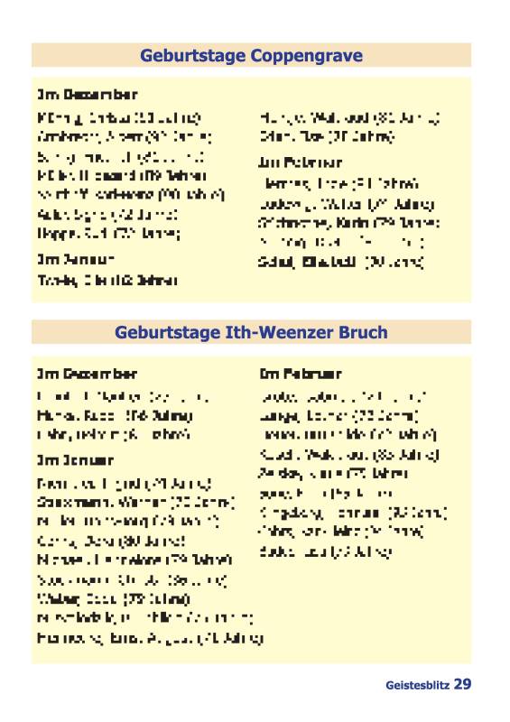 Gemeindebrief Dezember 2018 - Februar 2019