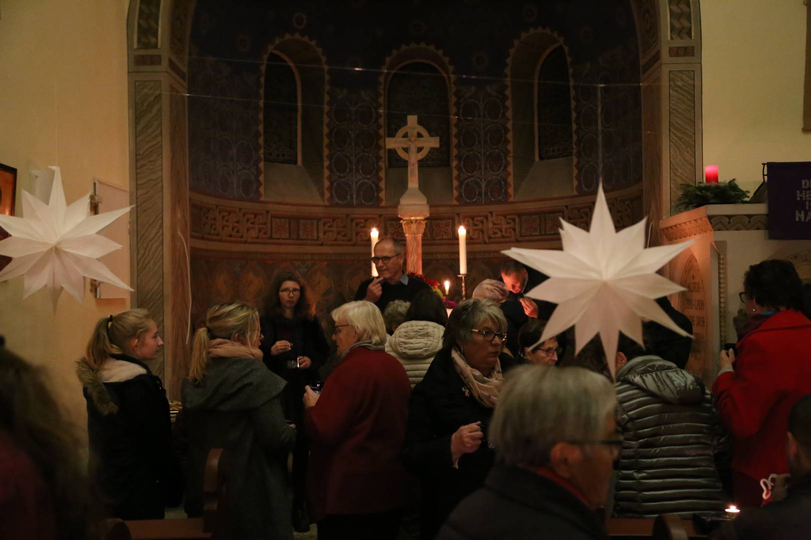 Lichtergottesdienst in Coppengrave und 1. Türchen