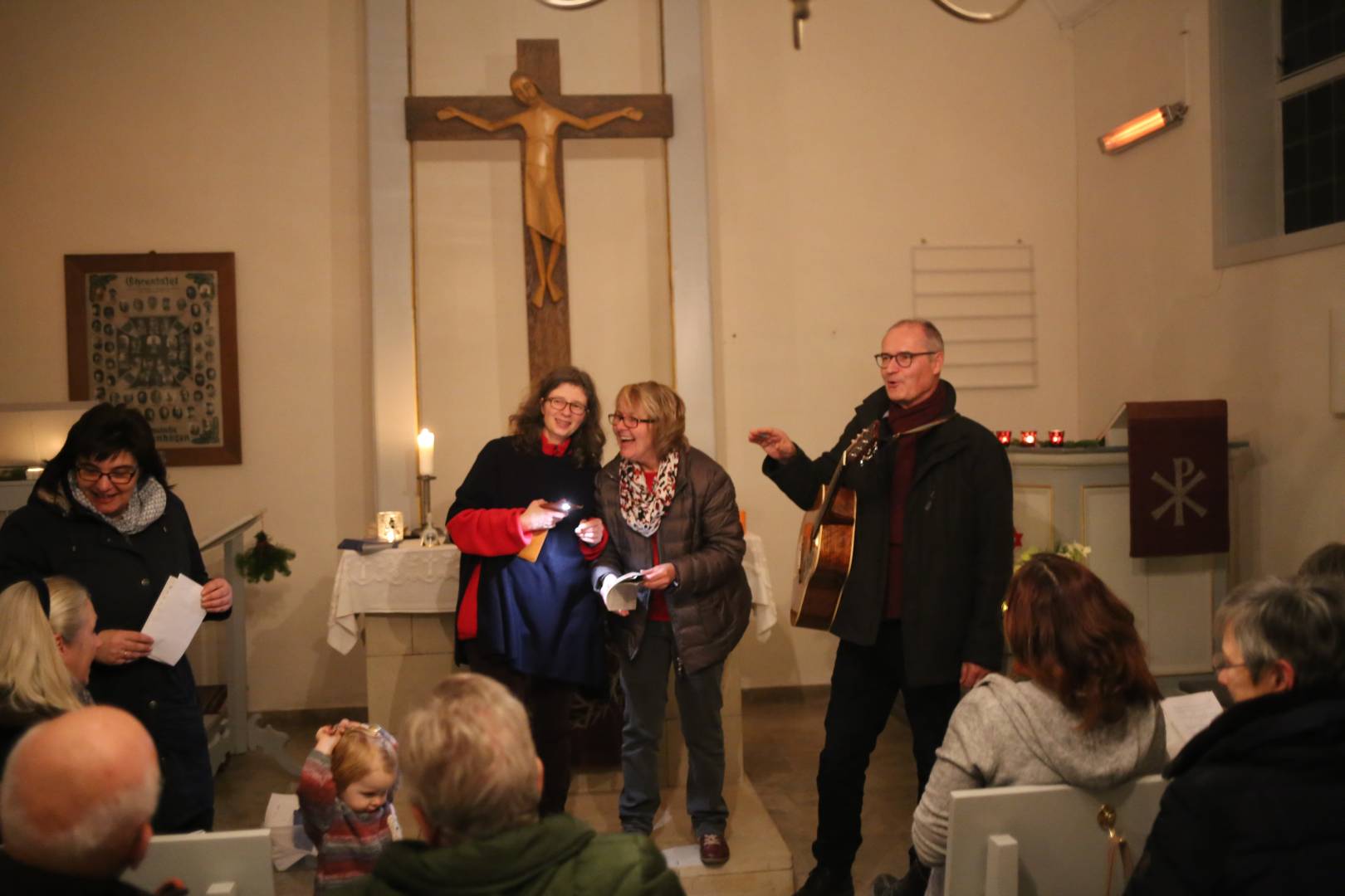 20. Türchen öffnete sich in der Allerheiligenkapelle in Capellenhagen