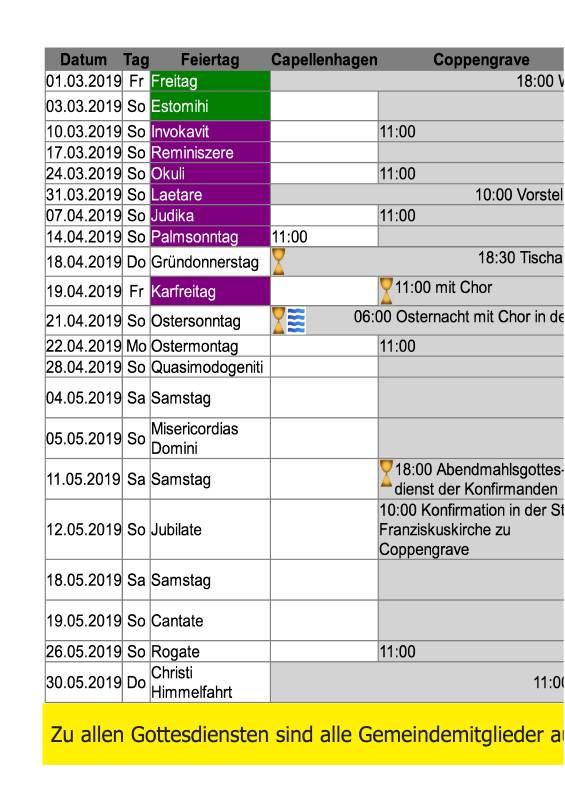 Gemeindebrief März 2019 - Mai 2019