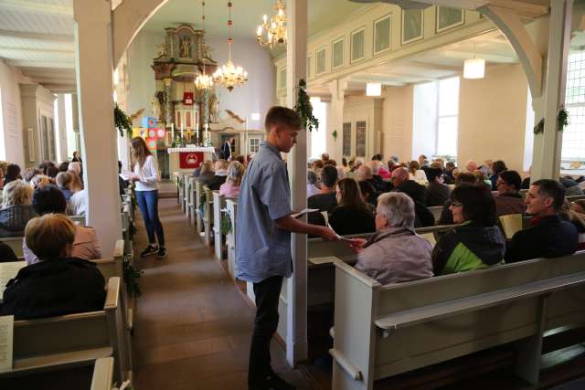 Abendmahlsgottesdienst der Konfirmanden in Duingen