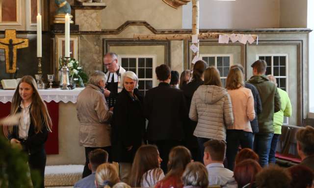 Abendmahlsgottesdienst der Konfirmanden in Duingen