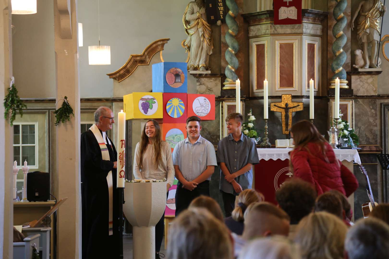 Abendmahlsgottesdienst der Konfirmanden in Duingen