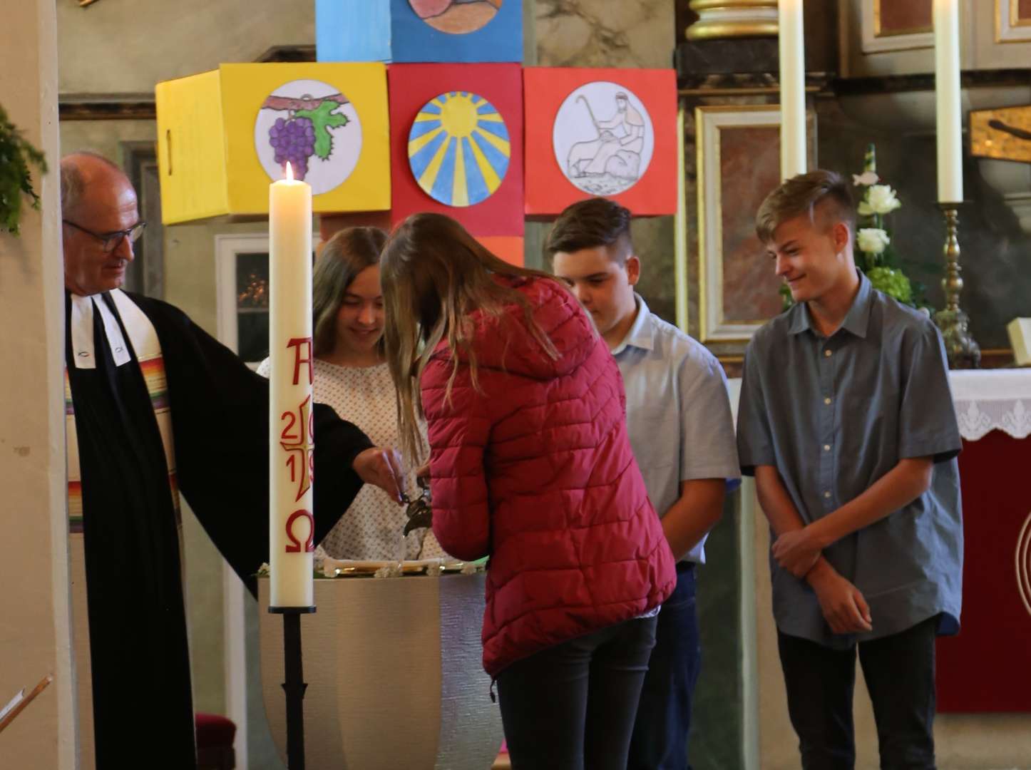 Abendmahlsgottesdienst der Konfirmanden in Duingen