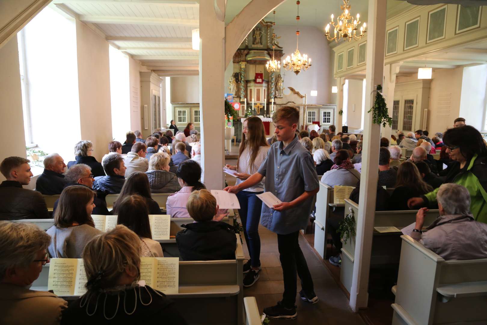 Abendmahlsgottesdienst der Konfirmanden in Duingen