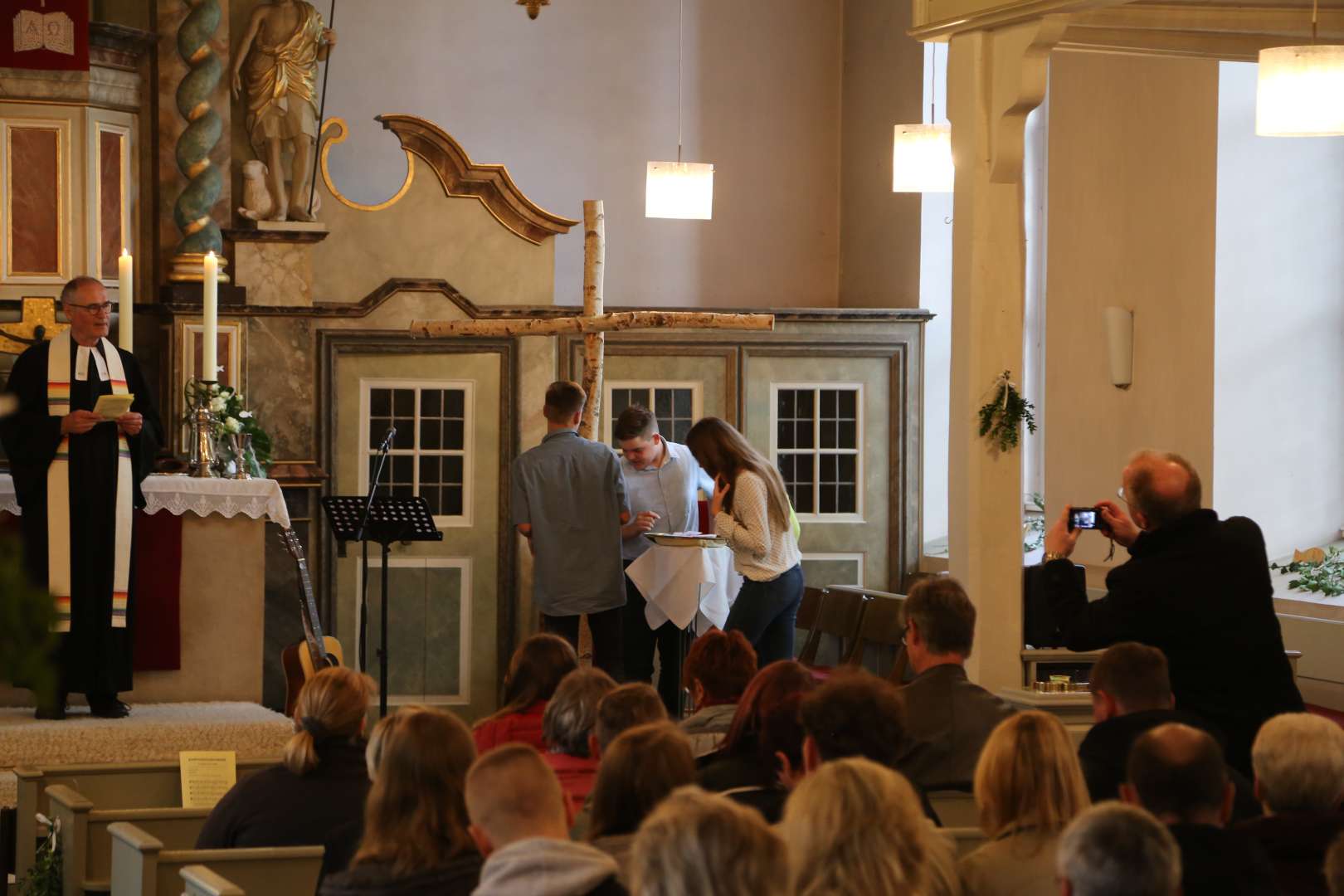 Abendmahlsgottesdienst der Konfirmanden in Duingen