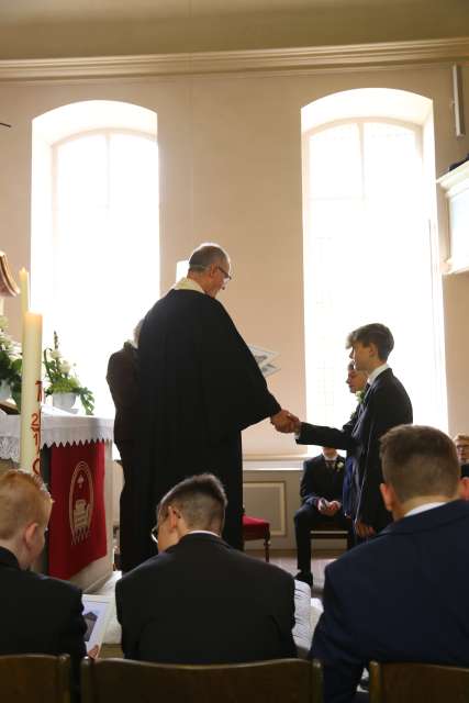 Konfirmation in der St. Katharinenkirche zu Duingen