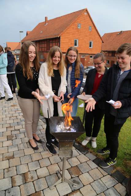 Abendmahlsgottesdienst der Konfirmanden in Coppengrave