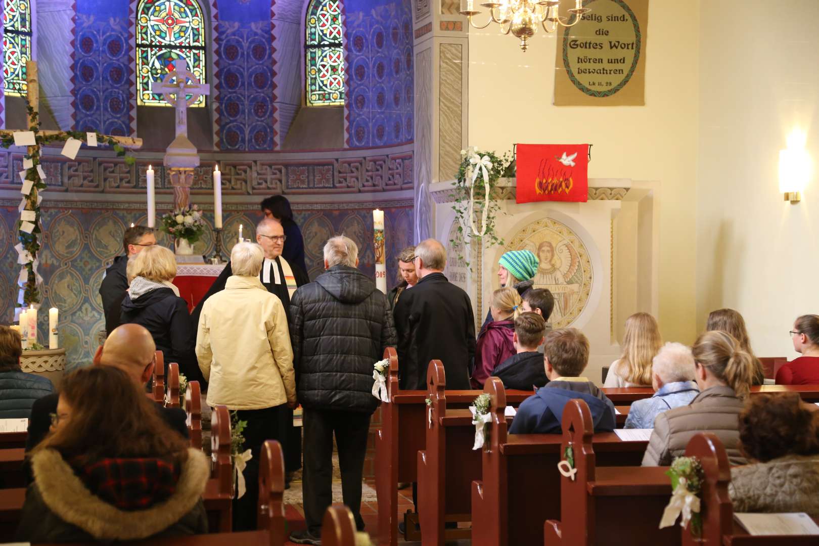 Abendmahlsgottesdienst der Konfirmanden in Coppengrave