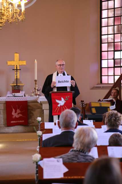 Abendmahlsgottesdienst der Konfirmanden in Weenzen