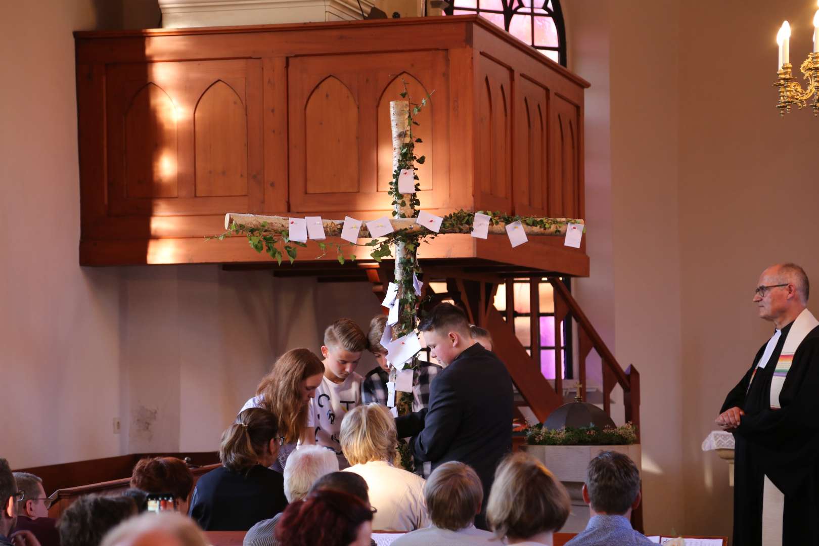 Abendmahlsgottesdienst der Konfirmanden in Weenzen