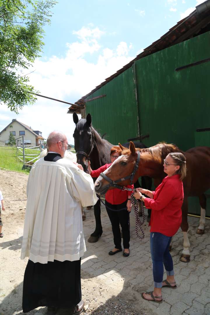 Ökumenischer Pfingstgottesdienst im Reitstall