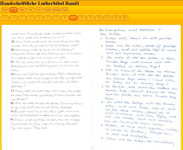 Handschriftliche Lutherbibel wird Online gestellt