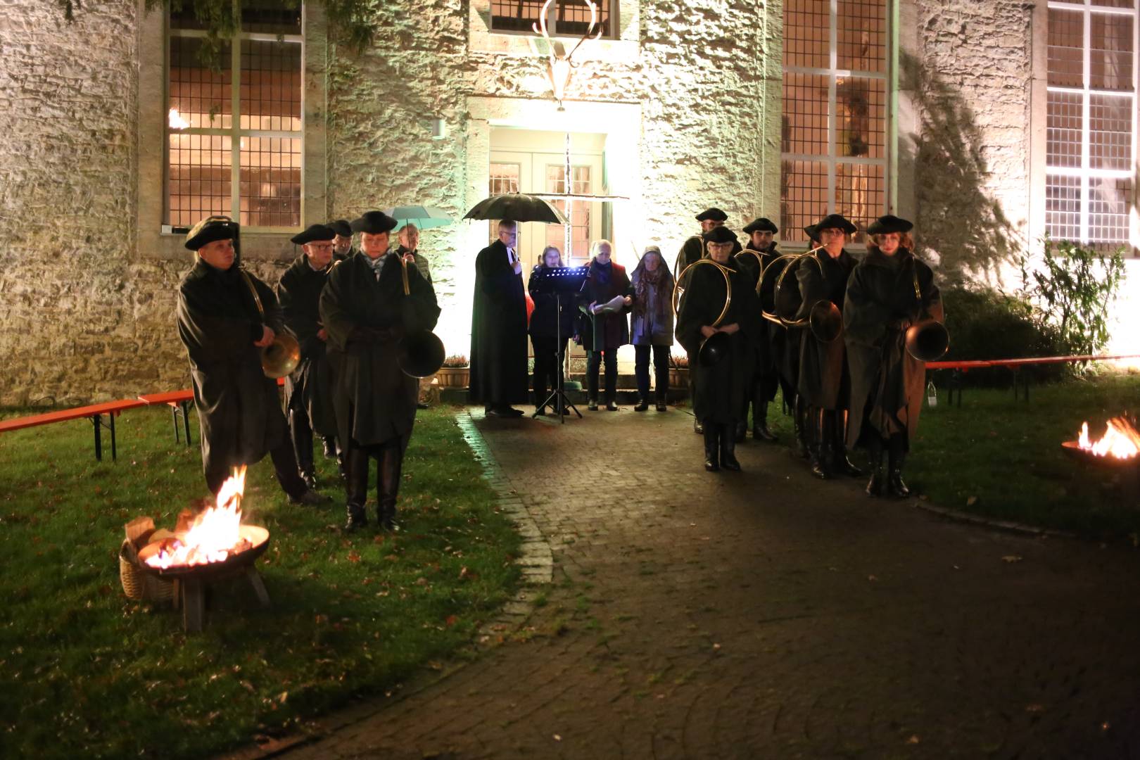 Hubertusmesse vor der Katharinenkirche