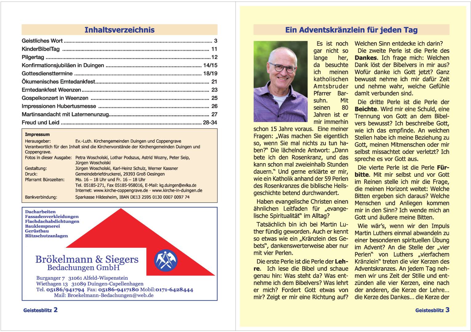 Gemeindebrief Dezember 2019 - Februar 2020