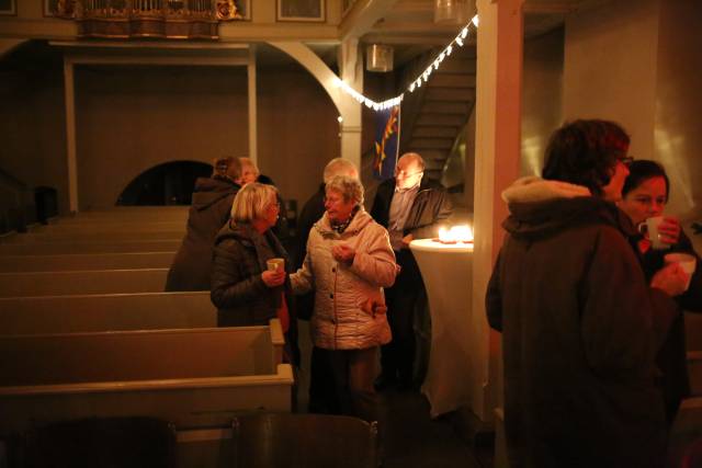 1. Türchen des "Lebendigen Adventskalenders" in der Katharinenkirche