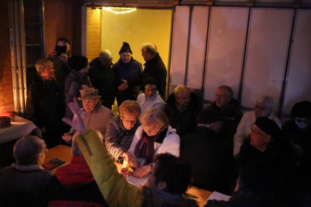 3. Türchen des "Lebendigen Adventskalenders" bei Familie Wöbbekind