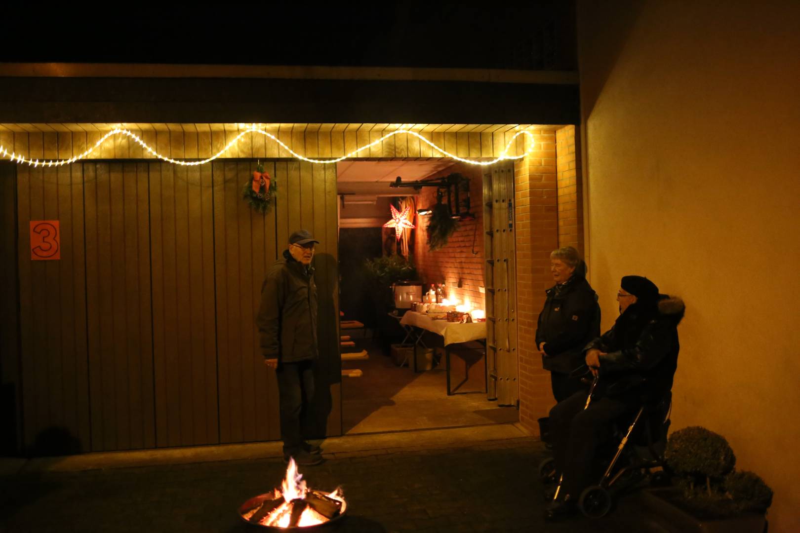 3. Türchen des "Lebendigen Adventskalenders" bei Familie Wöbbekind