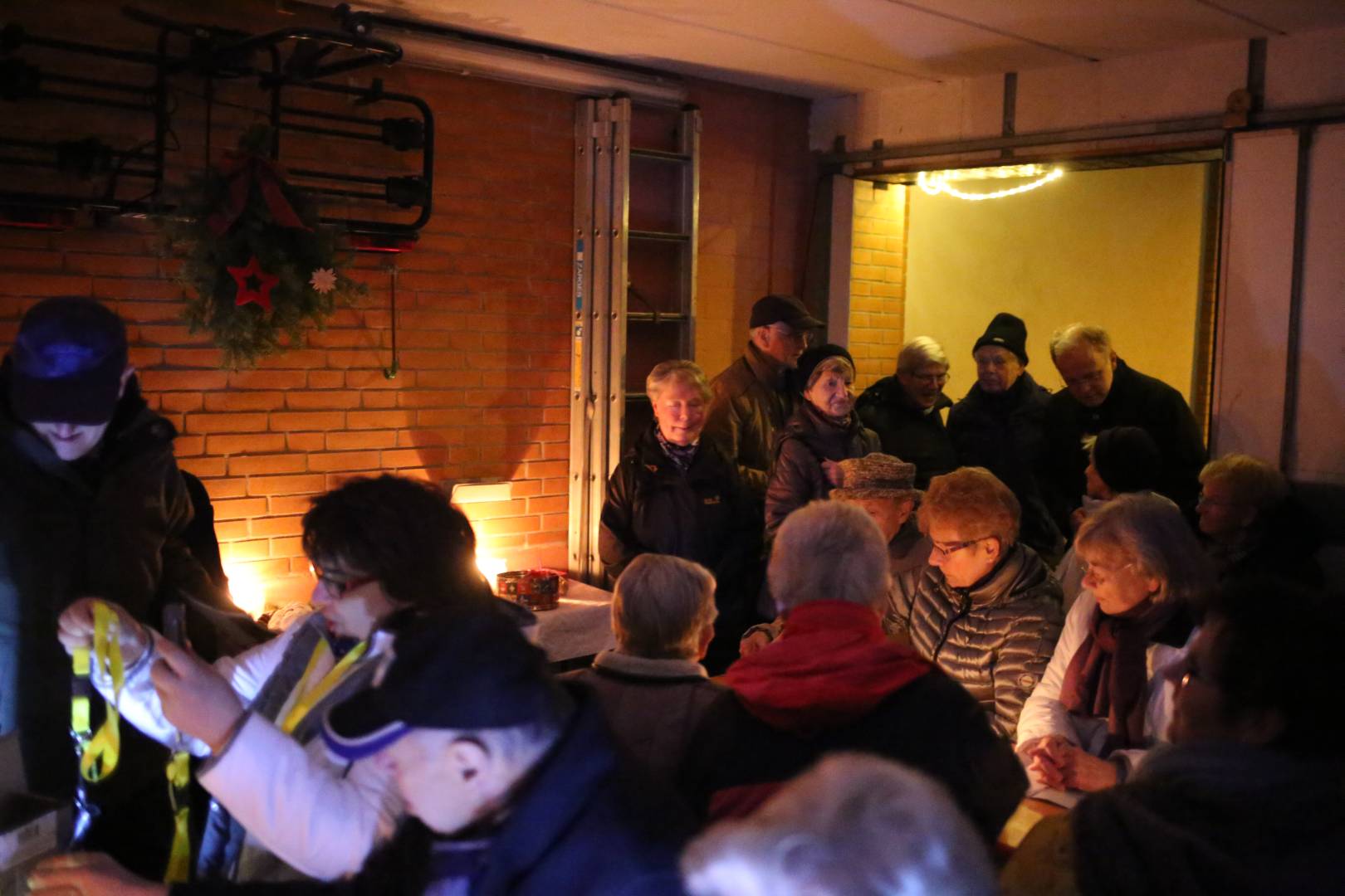 3. Türchen des "Lebendigen Adventskalenders" bei Familie Wöbbekind