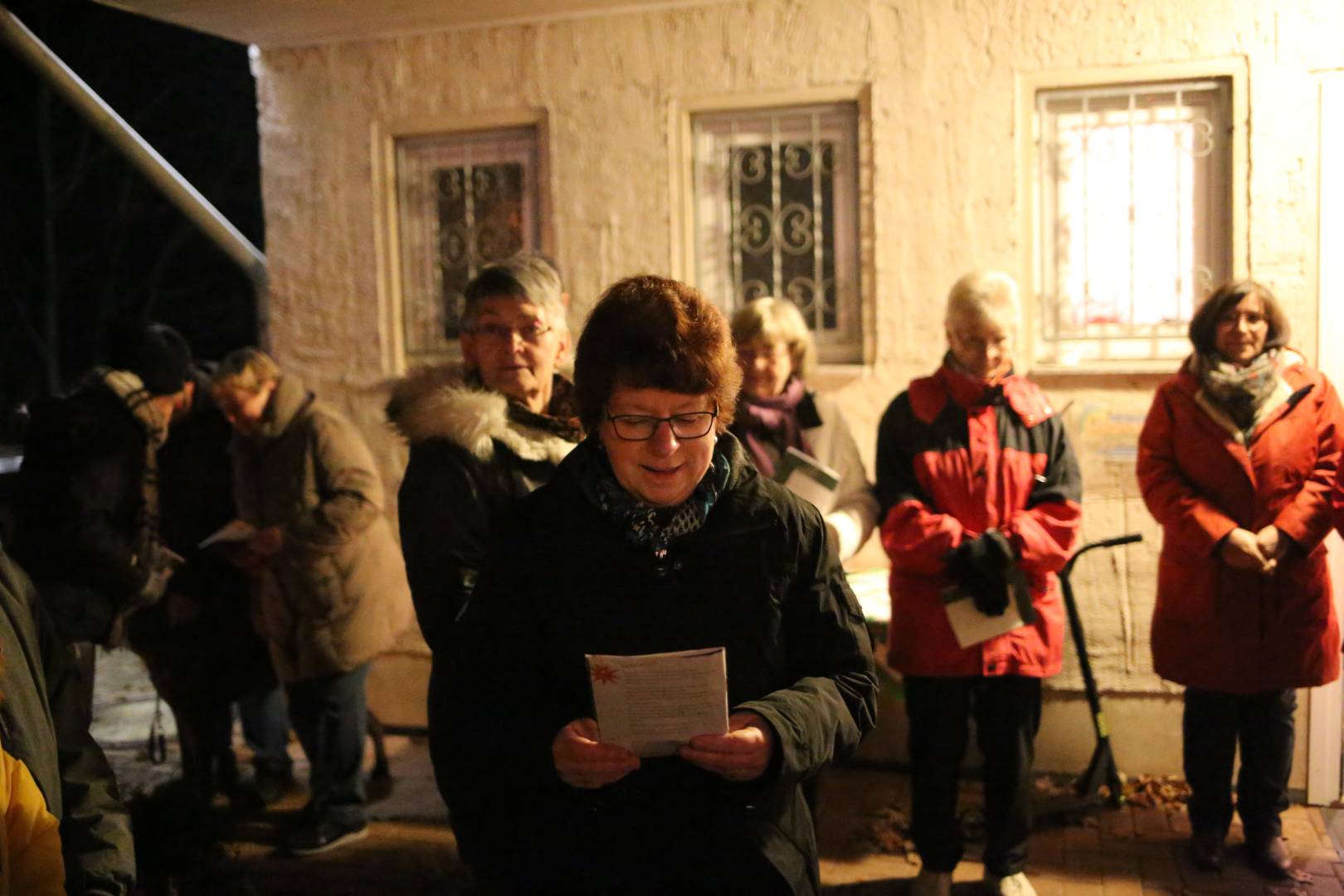 4. Türchen des "Lebendigen Adventskalenders" im Schützenhaus in Duingen