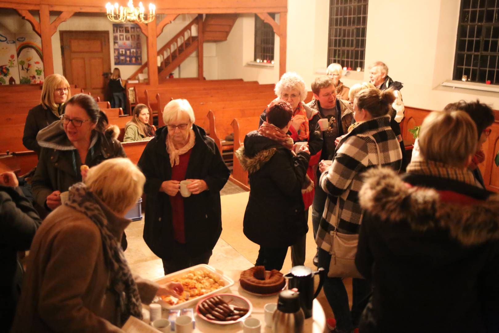 10. Türchen des "Lebendigen Adventskalenders" in der St. Maternuskapelle in Weenzen