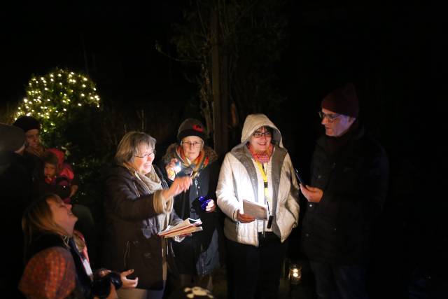 11. Türchen des "Lebendigen Adventskalenders" bei Familie Runge in Coppengrave