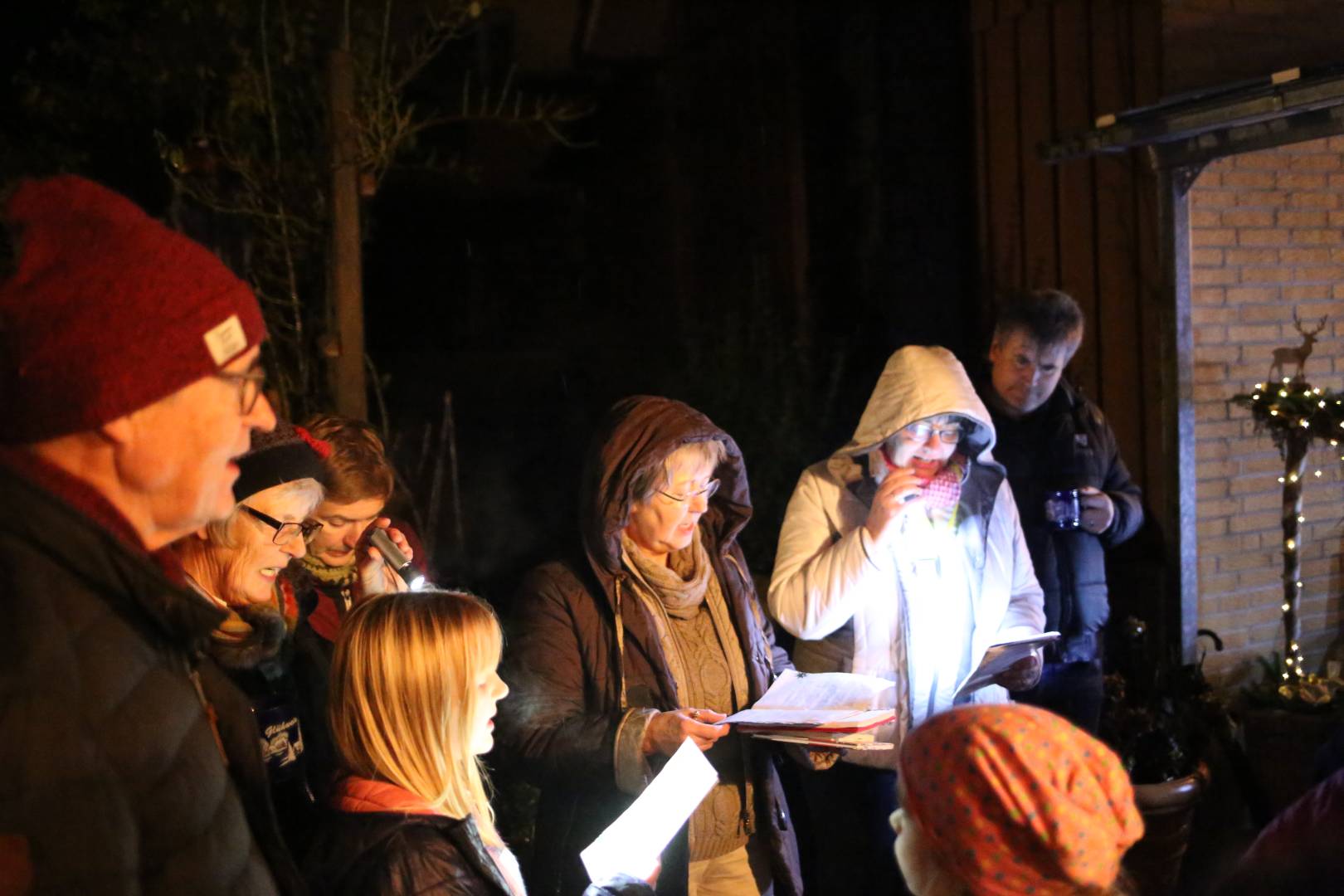 11. Türchen des "Lebendigen Adventskalenders" bei Familie Runge in Coppengrave