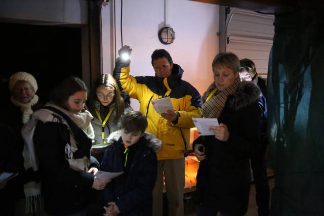 13. Türchen des "Lebendigen Adventskalenders" bei Familie Prell in Coppengrave