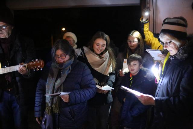 13. Türchen des "Lebendigen Adventskalenders" bei Familie Prell in Coppengrave