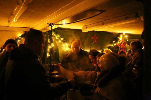 13. Türchen des "Lebendigen Adventskalenders" bei Familie Prell in Coppengrave