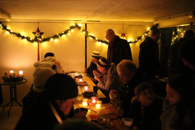 13. Türchen des "Lebendigen Adventskalenders" bei Familie Prell in Coppengrave