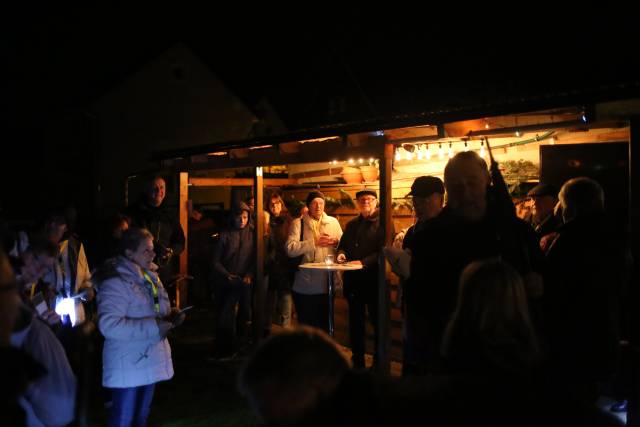 16. Türchen des "Lebendigen Adventskalenders" bei Familie Huwald in Duingen