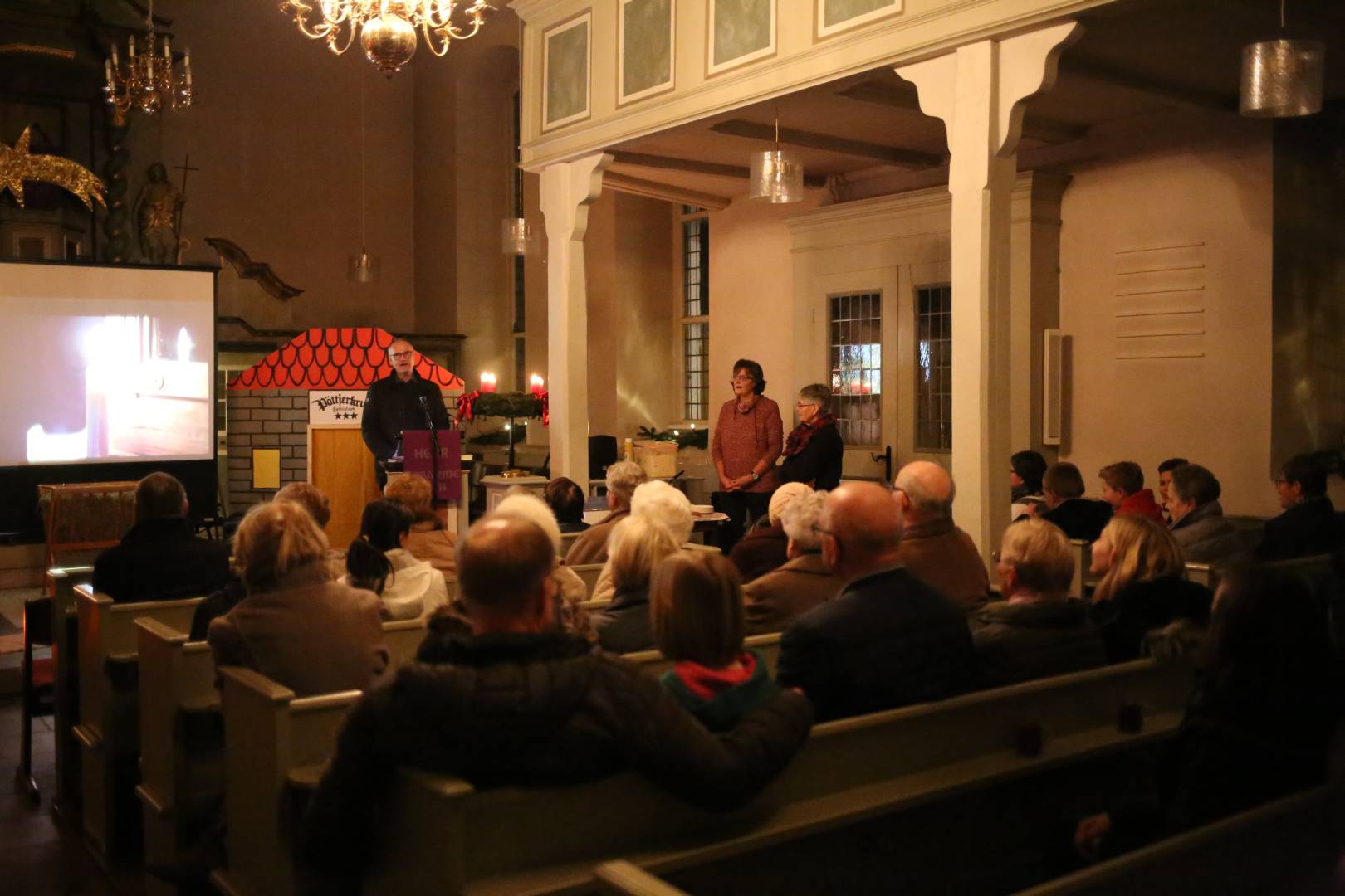 23. Türchen des "Lebendigen Adventskalenders" in der Katharinenkirche in Duingen