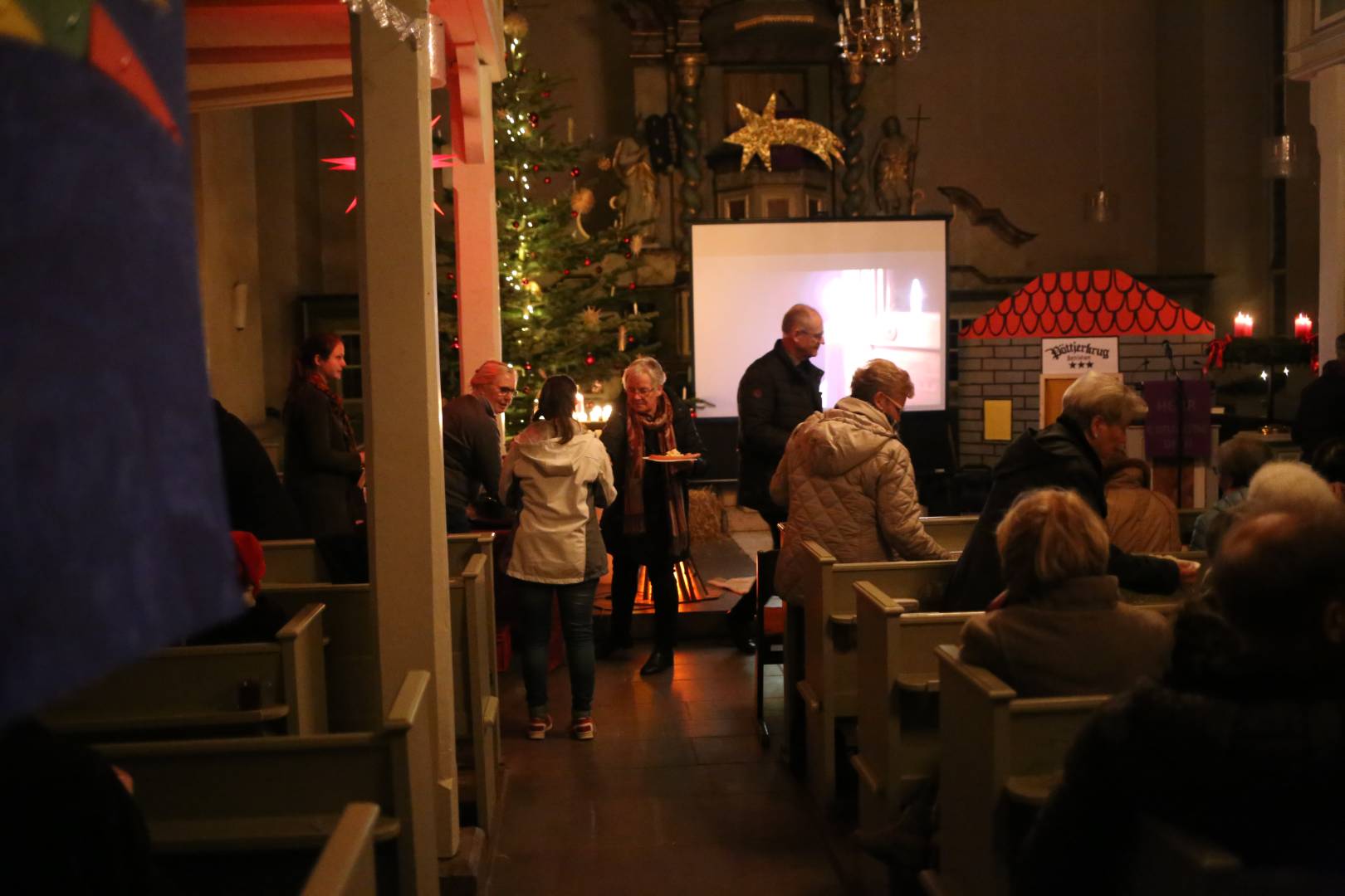 23. Türchen des "Lebendigen Adventskalenders" in der Katharinenkirche in Duingen